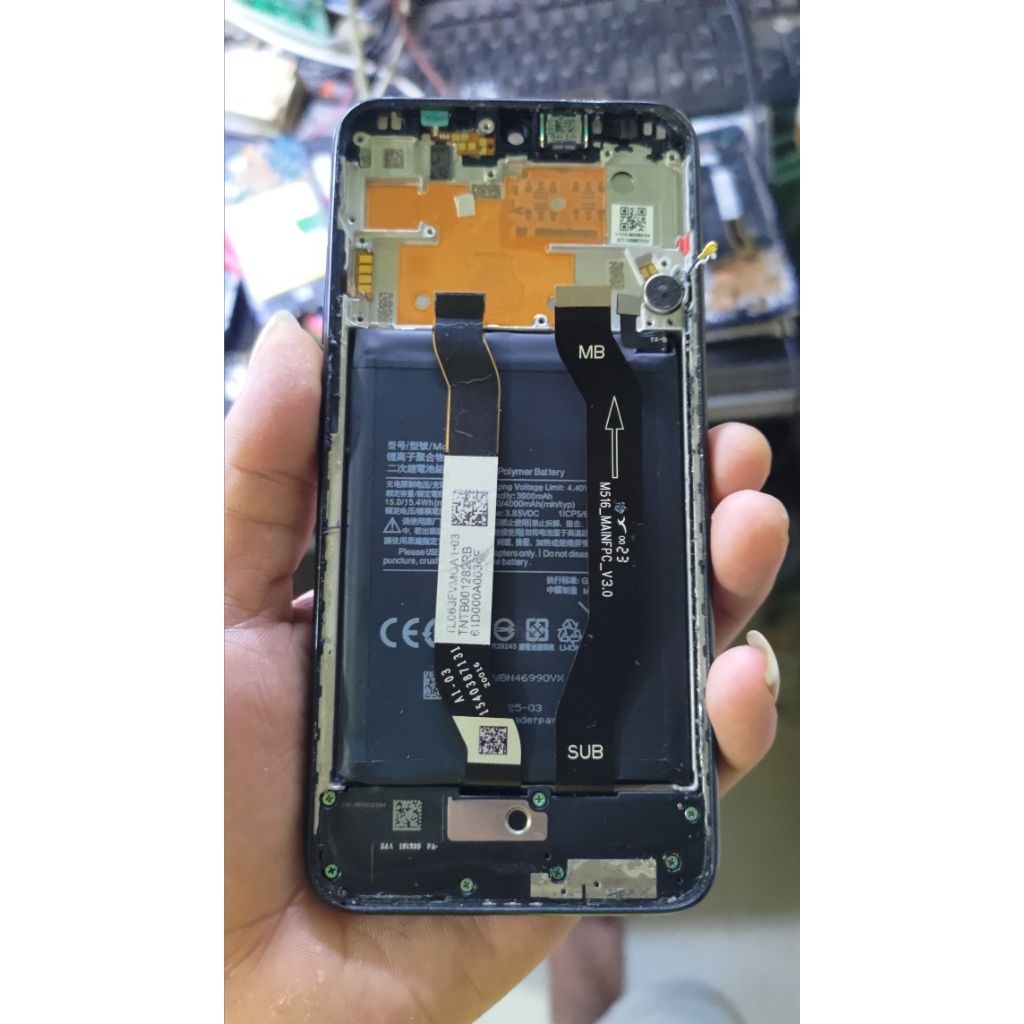 lcd frame redmi note 8 ori copotan