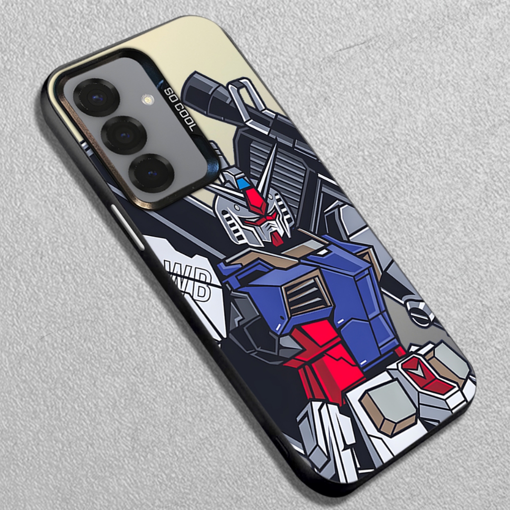 RN76 Robot Gund4m Case Samsung seri Kompatibel untuk Samsung A07 A17 A16 A26 A56 A36 A06 A55 A35 A14