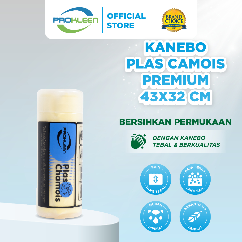 PROKLEEN Kanebo Jumbo Lap Plas Chamois Premium Super Kobe