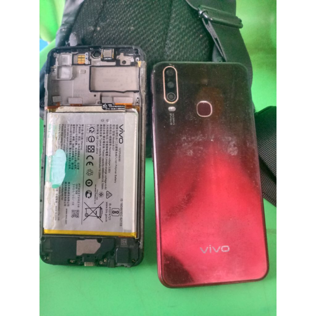 lcd vivo y12/17/15 ori cabutan unit lengkap