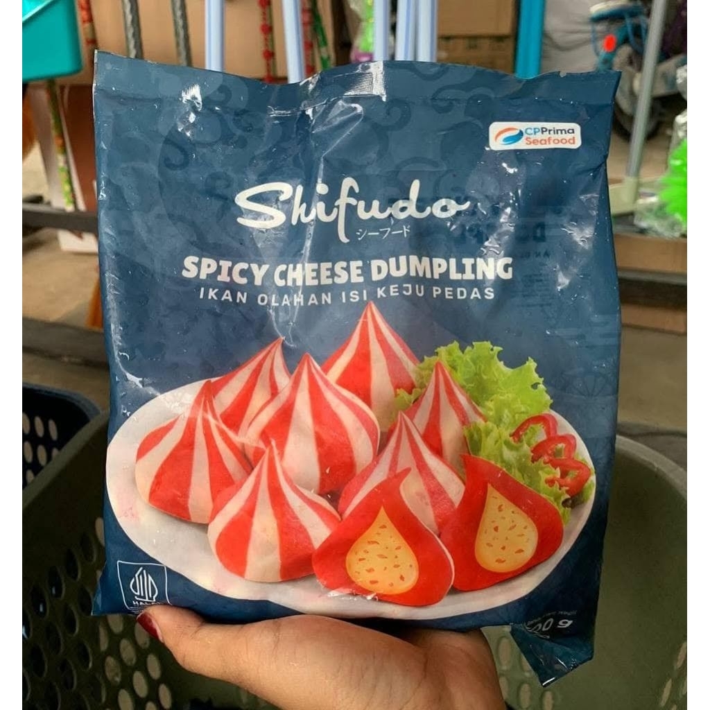 dumpling spicy shifudo 500gr /shifudo dumpling pedas
