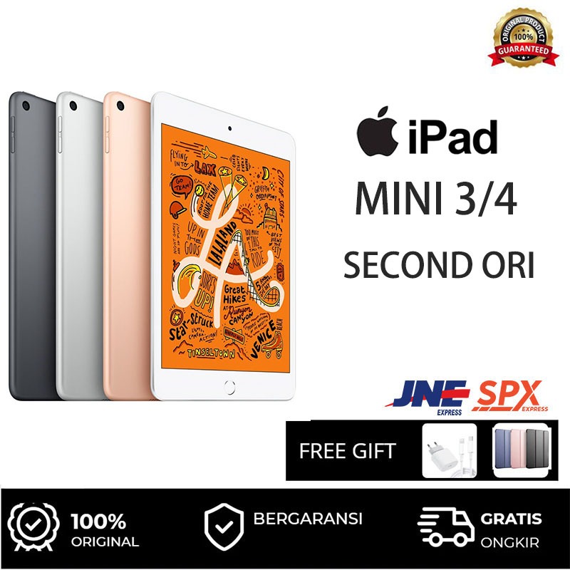 APPLE  Ipad Mini 4 5 Wifi Only 7.9 Inch A7 Wifi Only Kondisi Mulus  SECOND ORIGINAL MULUS NO MINUS