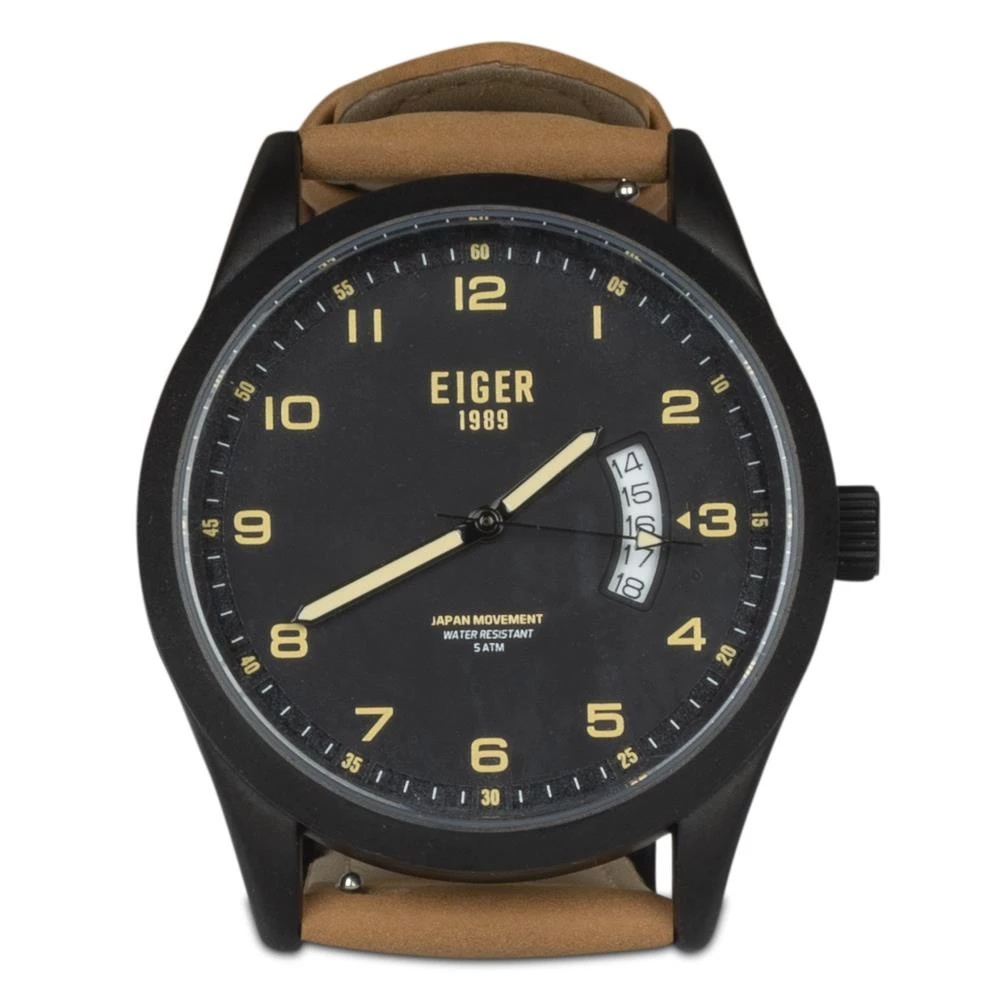 EIGER VERDON-LAW WATCH BLACK