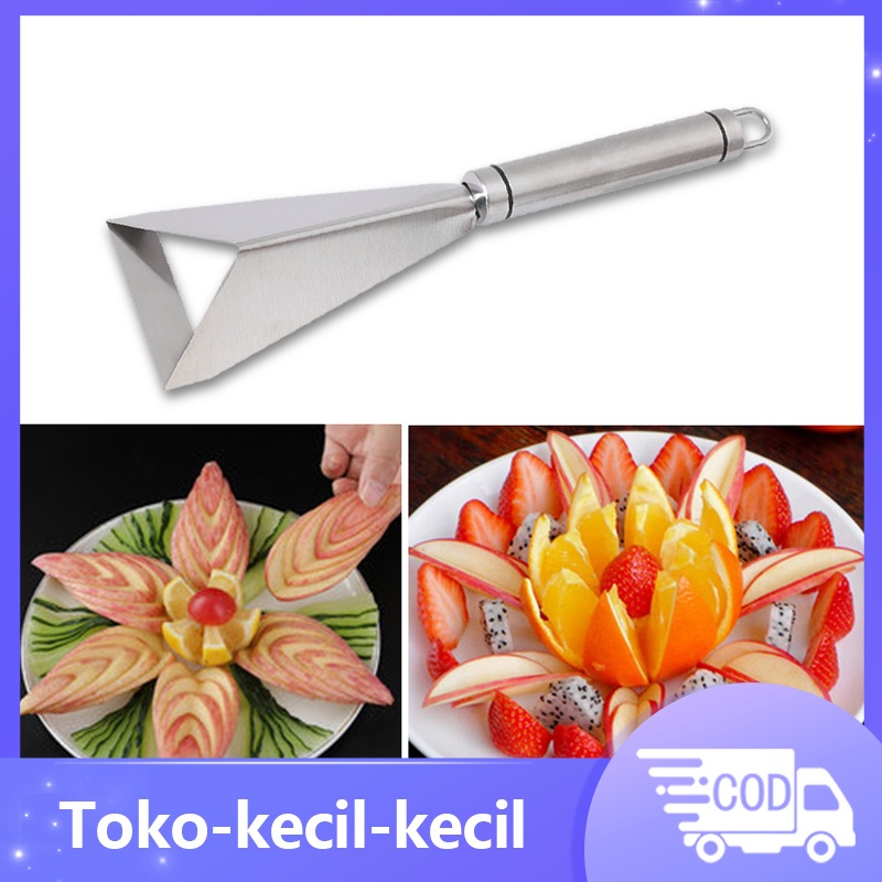 Pisau Ukir Buah /Pisau Ukir  Segitiga /Pisau Ukir Buah Sayuran Bentuk Segitiga