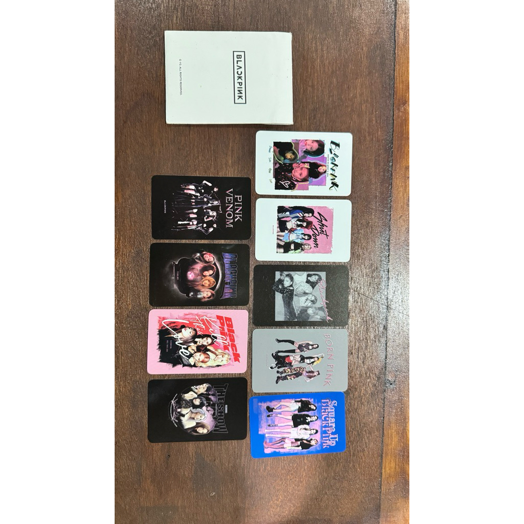 photocard blackpink pop up store 2023 born pink original YG ent