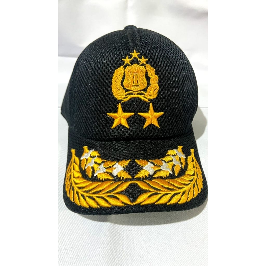 TOPI POLISI PERWIRA TINGGGI BINTANG 2 | TOPI POLISI | TOPI POLISI BINTANG 2 | TOPI PORLI