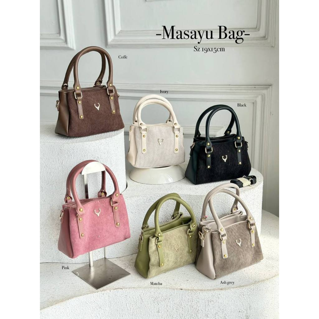 Tote Bag Simple | Handbag Wanita Elegan | Tas Jinjing Kerja Casual