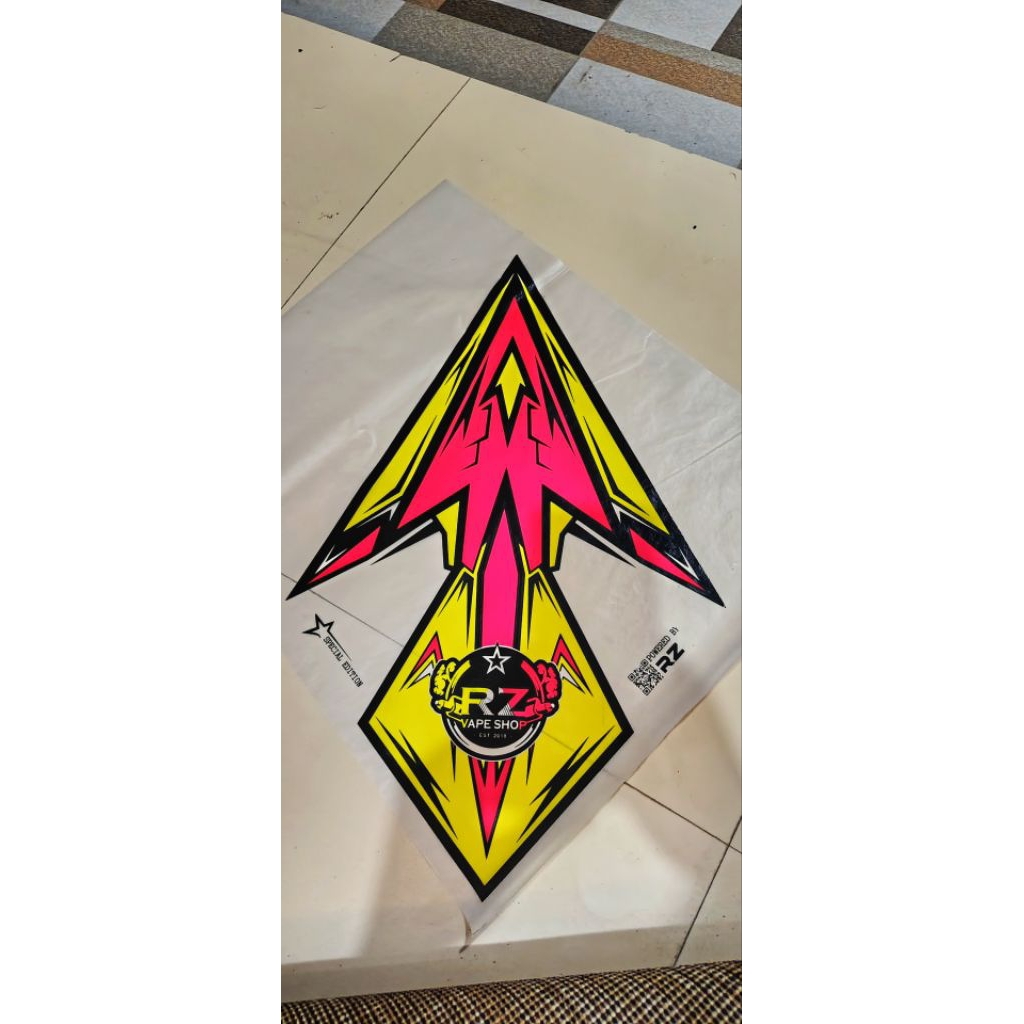 Kertas Layangan 3 Warna Premium Sukoi