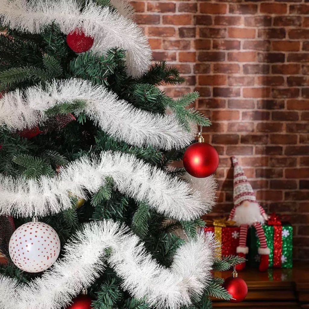 slinger natal 7cm x 2 meter - slinger natal - hiasan pohon natal - garland natal - slinger salju - s