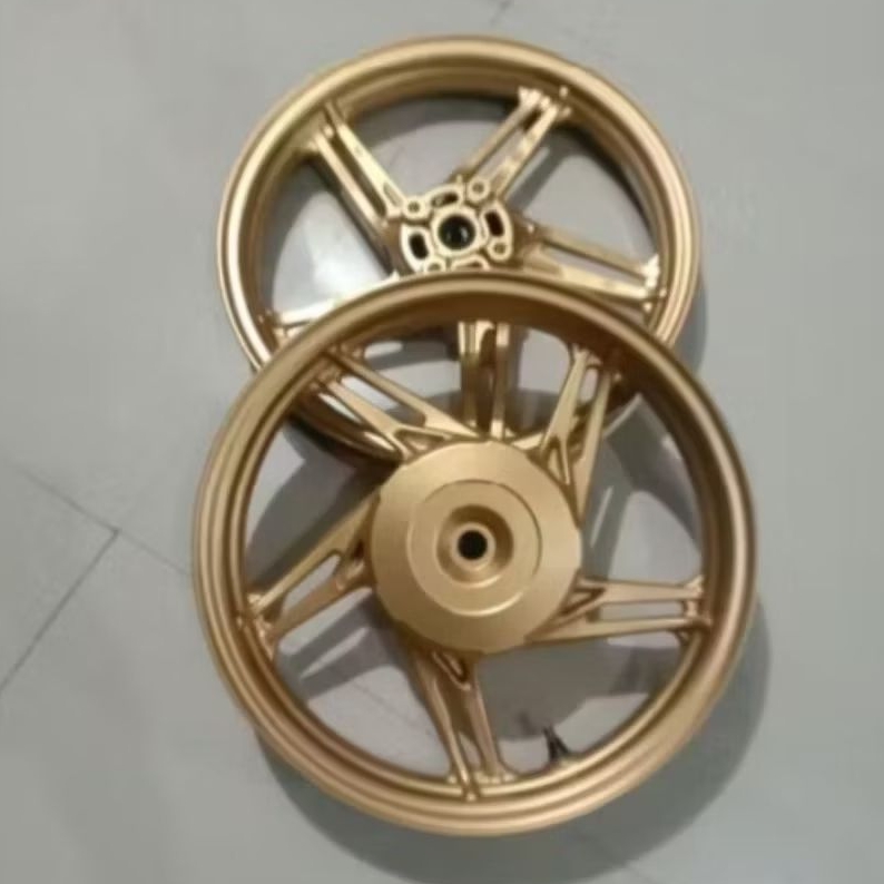 Velg Pelk Pelek depan belakang Beat Ecco original motor( Warna gold )
