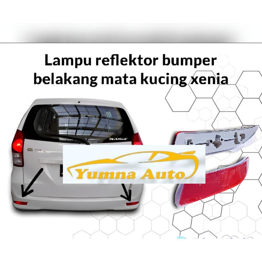 lampu bumper belakang reflektor mata kucing Xenia