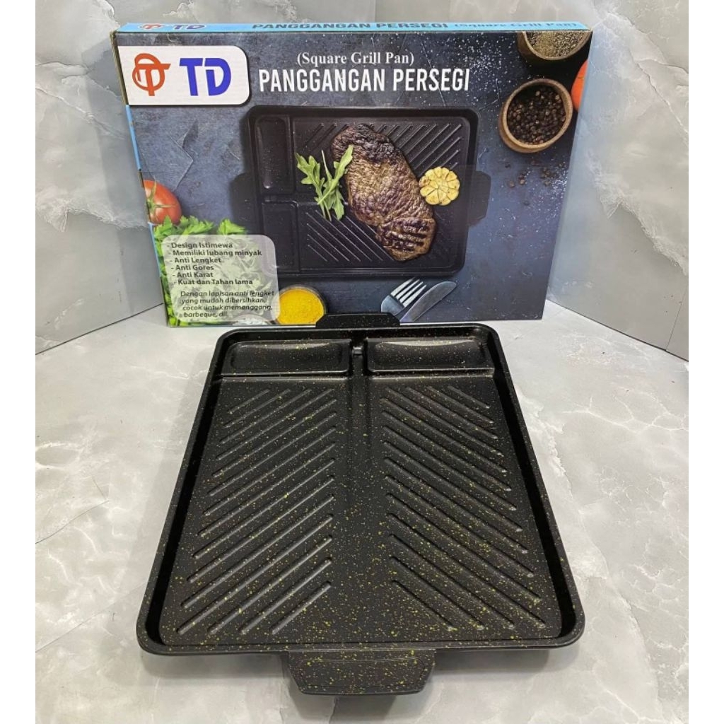 Panggangan Persegi TD / Square Grill Pan TD