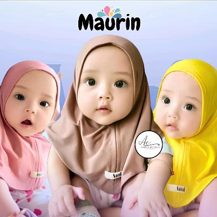 jilbab bayi 0 6 bulan - hijab anak bayi newborn  | MAURIN