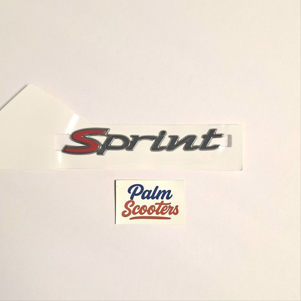Stiker Emblem Logo Samping Vespa Sprint Original Piaggio