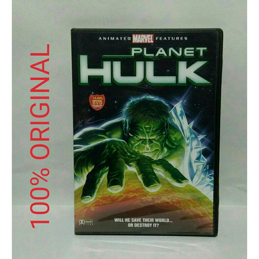 [Preloved] DVD Original Film Animasi : PLANET HULK (2010)