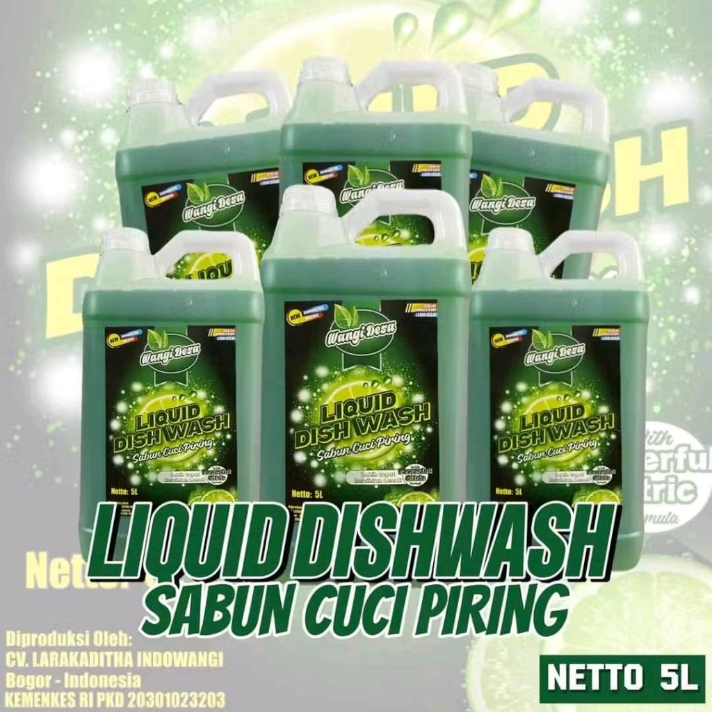 FLASHSALE SABUN CUCI PIRING || WANGI DESA 5L