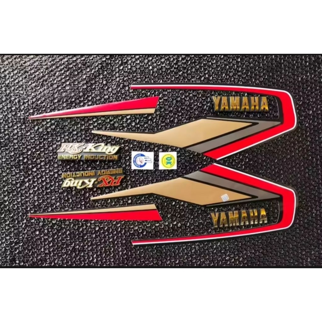 STRIPING STICKER LIS RX KING KOBRA SET EMBLEM RX KING EMBLEM YAMAHA