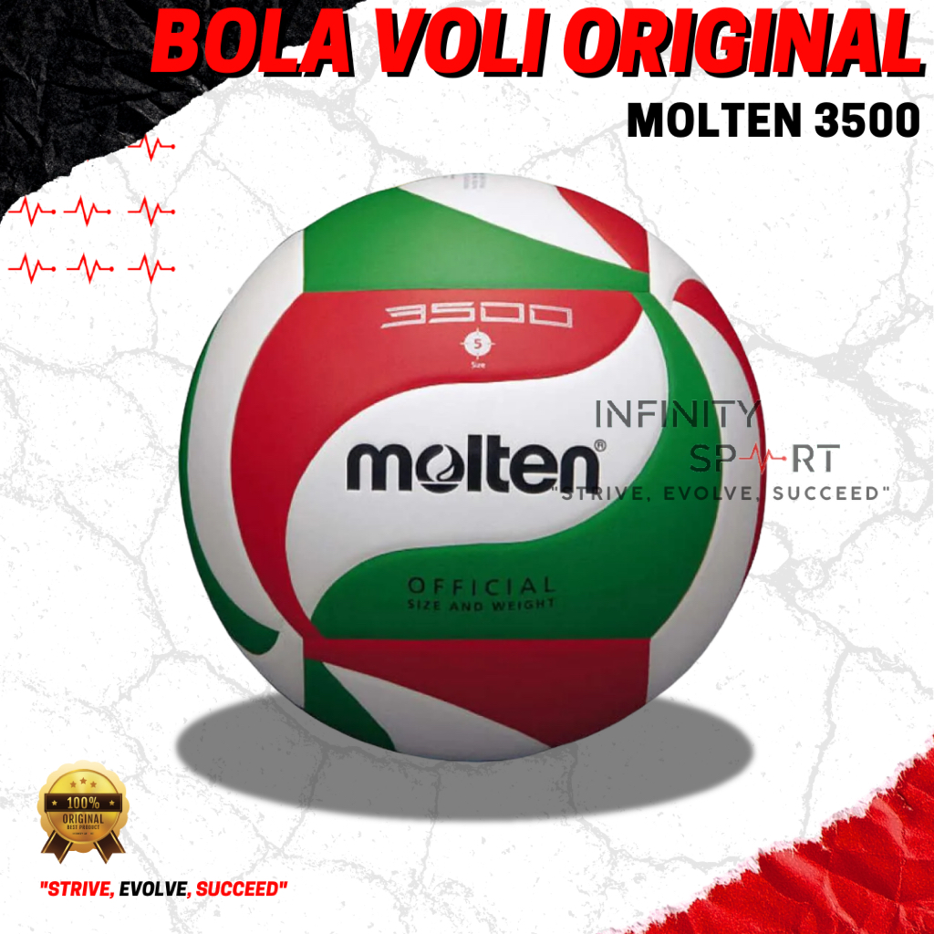MOLTEN Bola Voli Molten 3500 ORIGINAL Bola Volly Molten water resistance