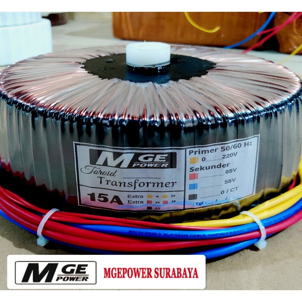 TRAFO MGE 15A CT 55/65V