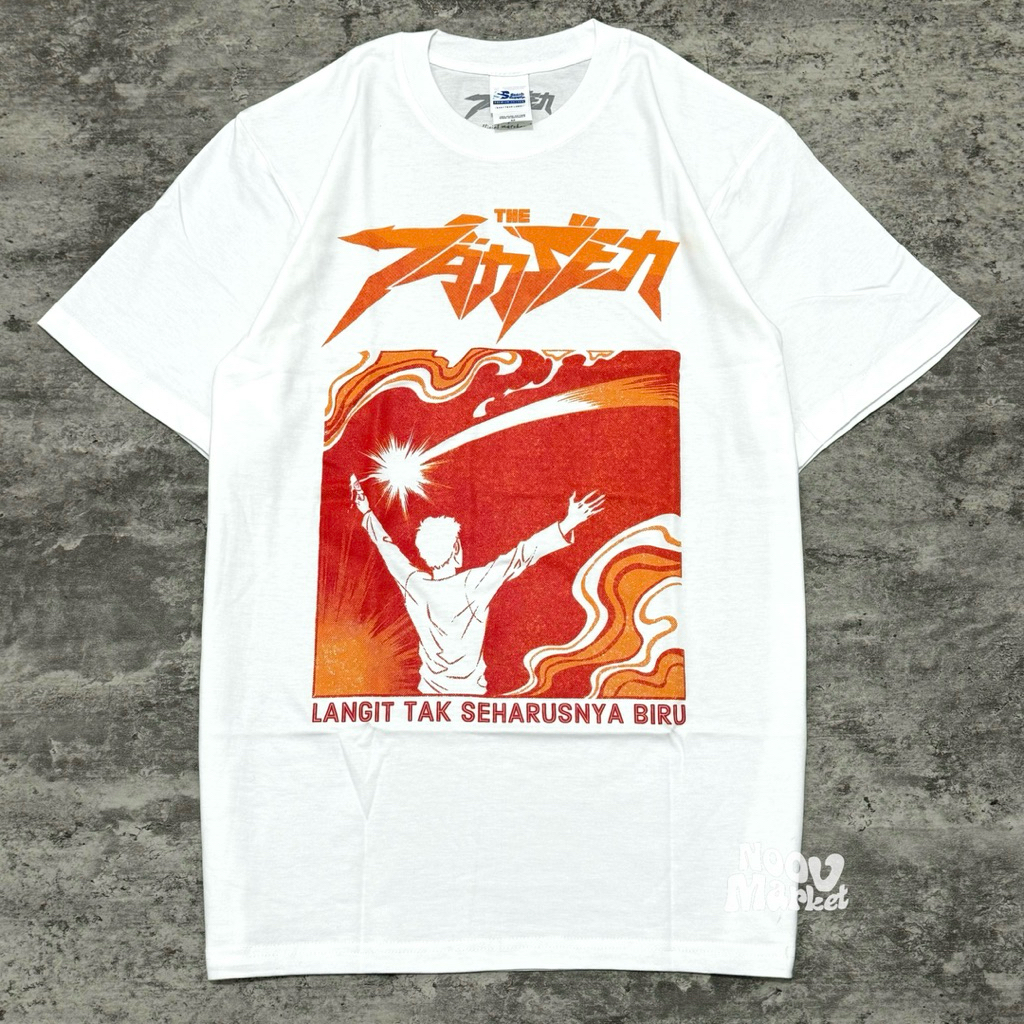 noov music merch The Jansen - Langit Tak Seharusnya Biru Tshirt - White | Official Merchandise | Noo