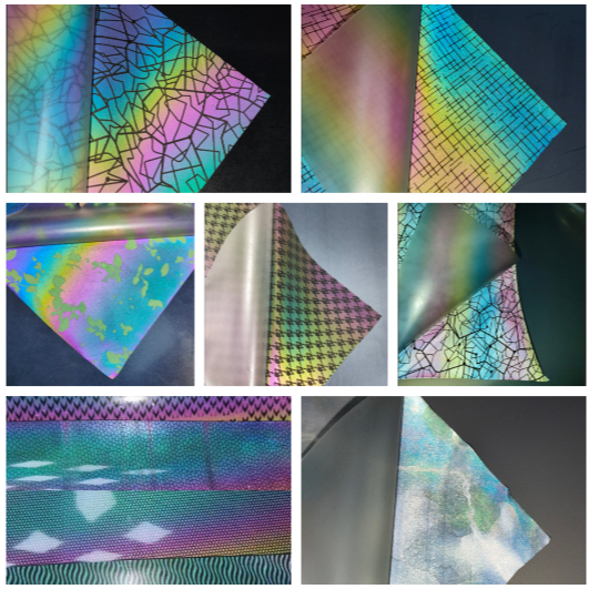 POLYFLEX REFLECTIVE RAINBOW Lebar 50 cm - POLYFLEX RAINBOW METERAN - POLYFLEX BANYAK MOTIF-POLYFLEX 