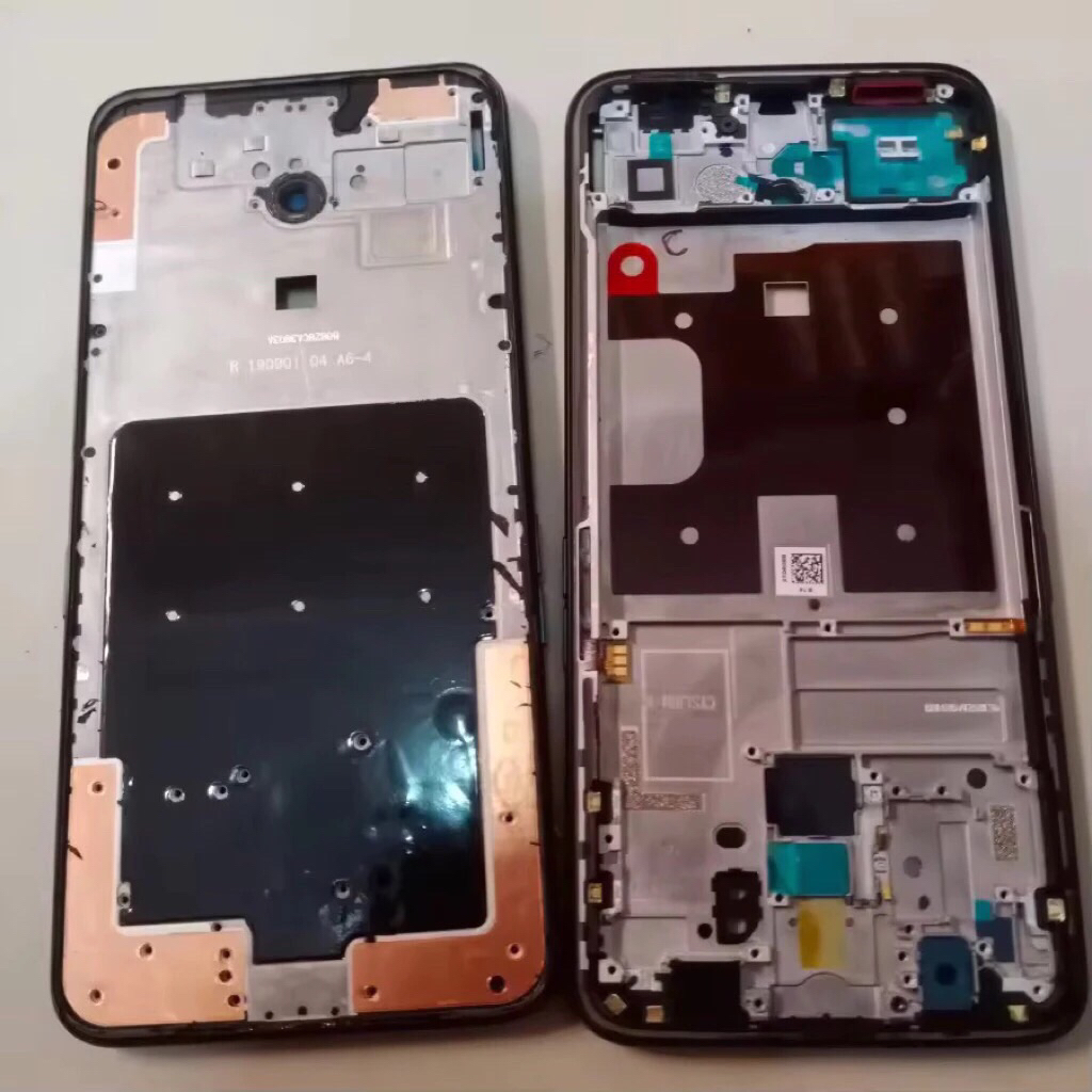 frame frem tatakan LCD tulang tengah Oppo Reno 2F Ori
