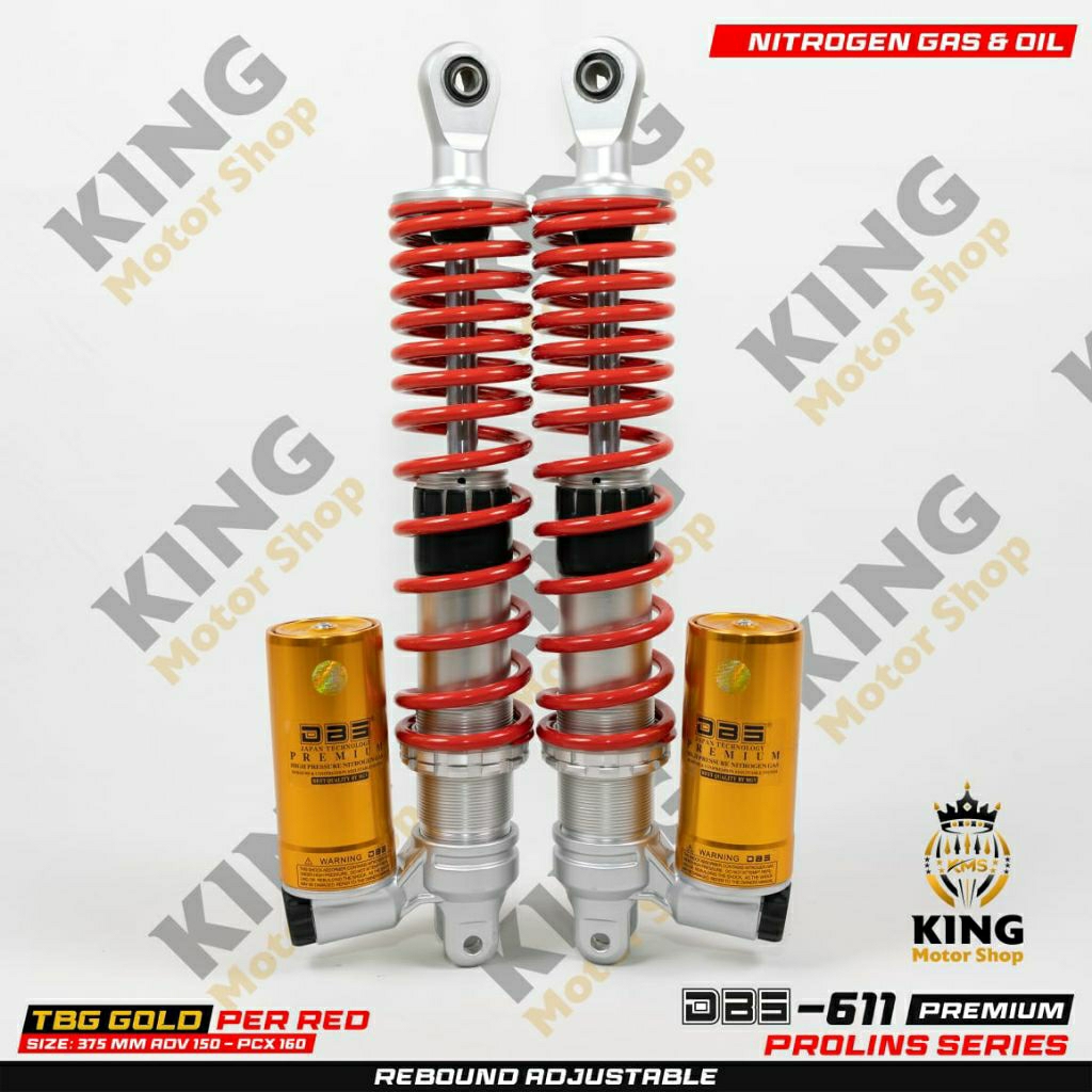 Shock BELAKANG ORIGINAL DBS 611 PROLINS SERIES TABUNG BAWAH AEROX - NMAX - PCX - XMAX - ADV