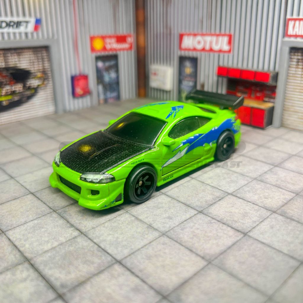 HOTWHEELS JDM LOOSE PACK - '95 MITSUBISHI ECLIPSE FAST & FURIOUS PREMIUM CARD