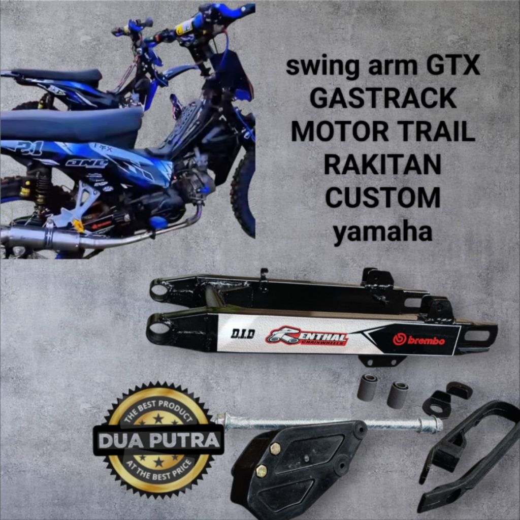 swing arm GTX GASTRACK MOTOR yamaha TRAIL RAKITAN BEBEK custom pnp