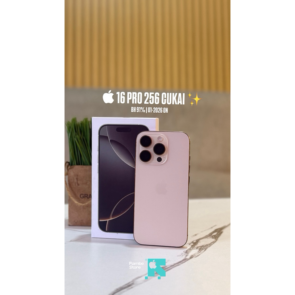 IPHONE 16 PRO 256 CUKAI