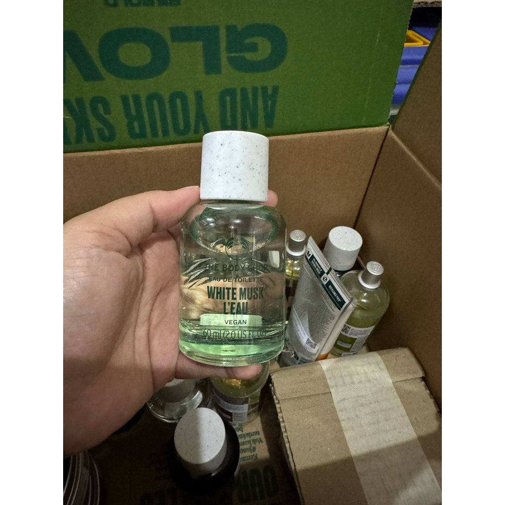 THE BODY SHOP EDT WHITE MUSK LEAU VEGAN 60ml ORIGINAL