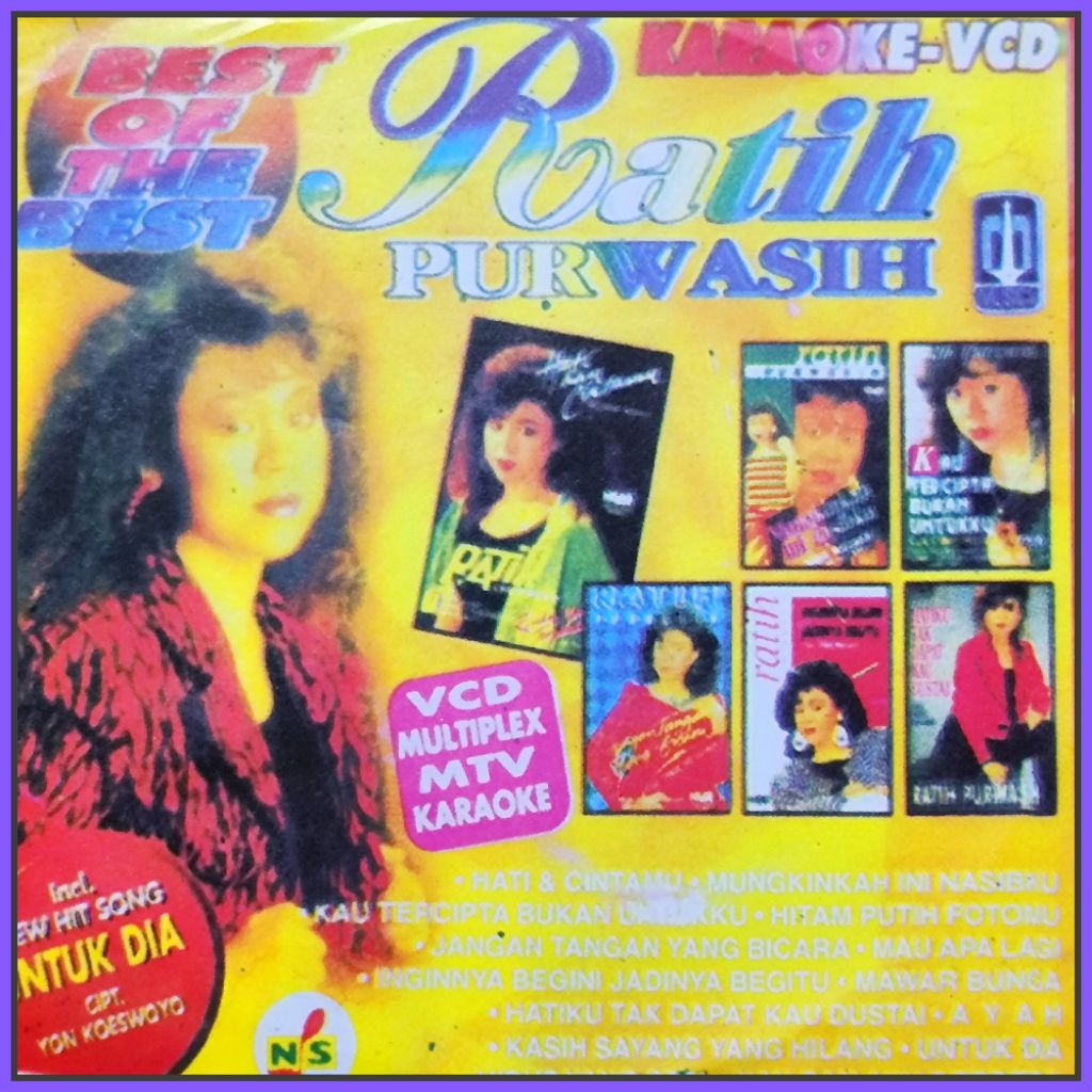 Kaset VCD Musik 14 Lagu Pop Nostalgia Ratih Purwasih Album Kenangan Pilihan Terlaris