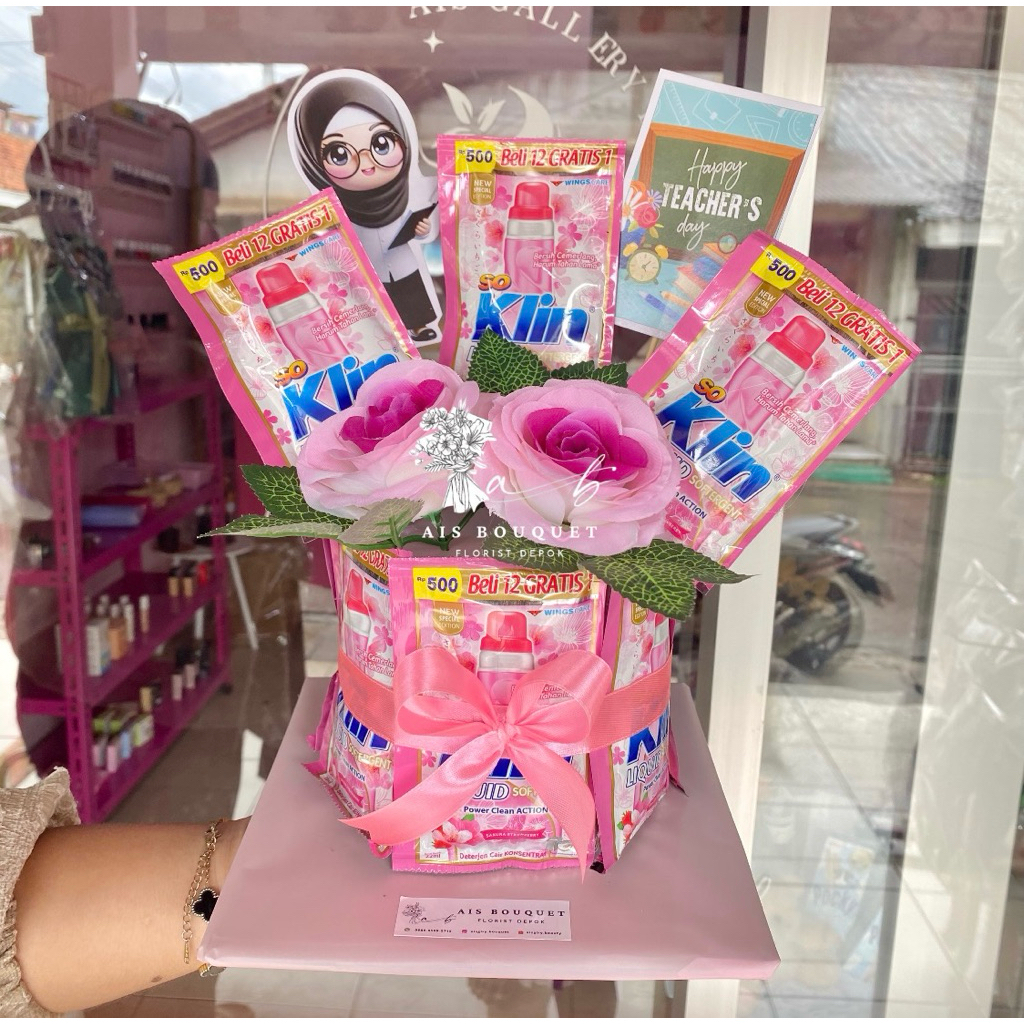 Buket special hari guru || buket kopi || buket sabun cuci || kopi tower || snack tower || buket hari