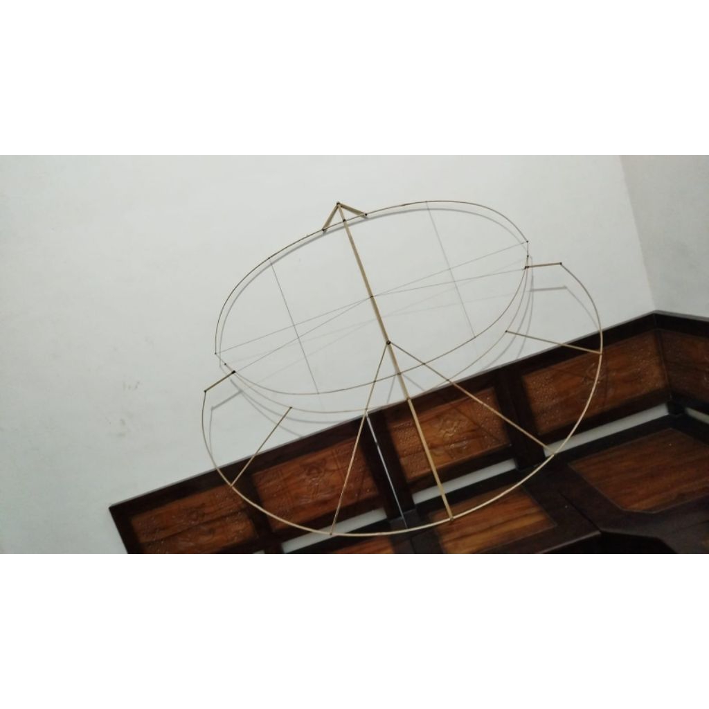 rangka layangan pegon lodoyo 1,5meter+sendaren