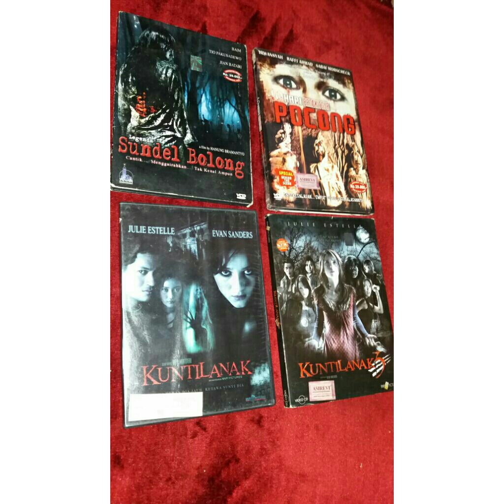 PAKET 4 VCD FILM HOROR ori