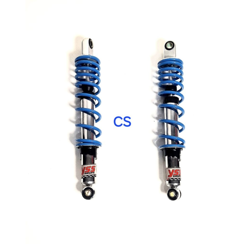 SHOCK BELAKANG COPY YSS BIRU/ KUNING UKURAN 280MM BUAT MOTOR JUPITER Z / JUPITER Z1  / CRYPTON / JUP