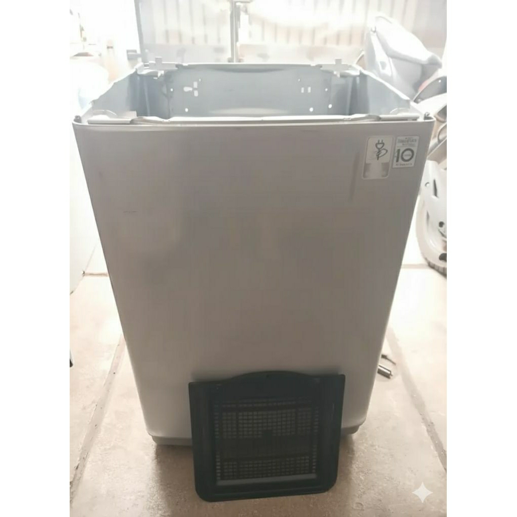 Bodi Cover set mesin cuci LG top loading