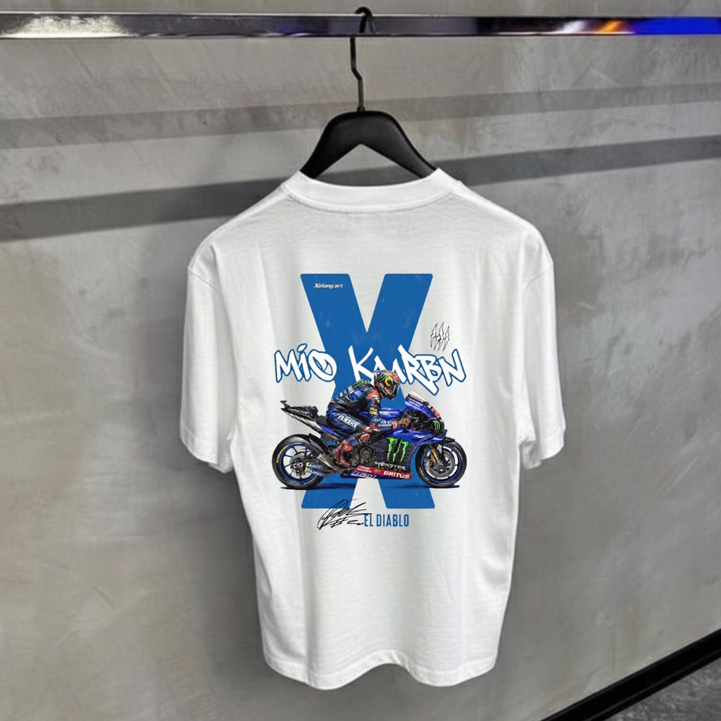 Xelang Kaos T-Shirt Motogp El-Diablo Pria Wanita