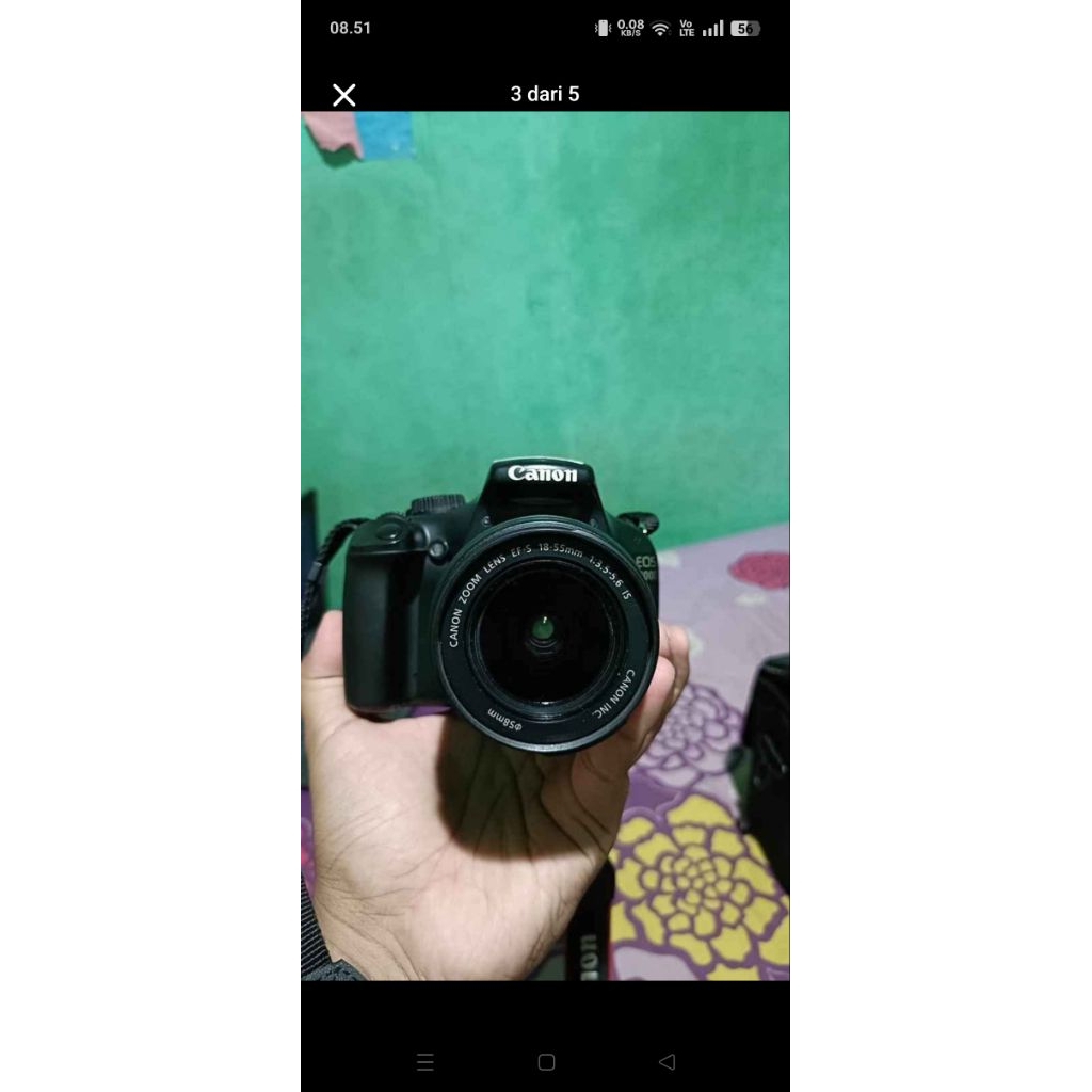Kamera DSLR Canon 1100d