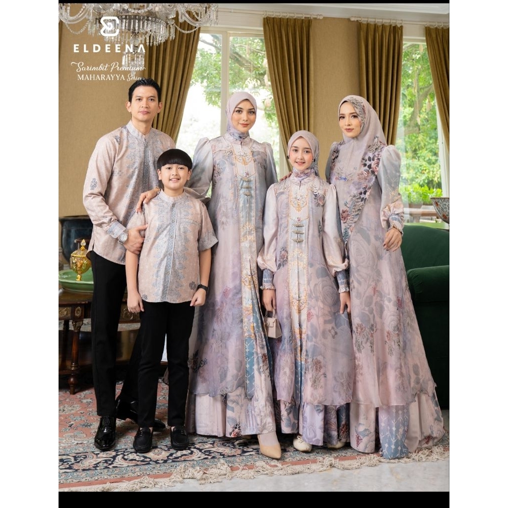 CANTIK FS Gamis ELDEENA MAHARAYYA FAMILY SET