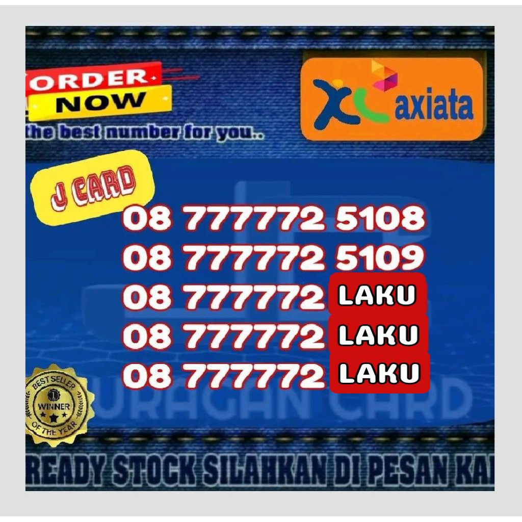 nomor cantik xl axiata simpel murah panca 77777  hoky