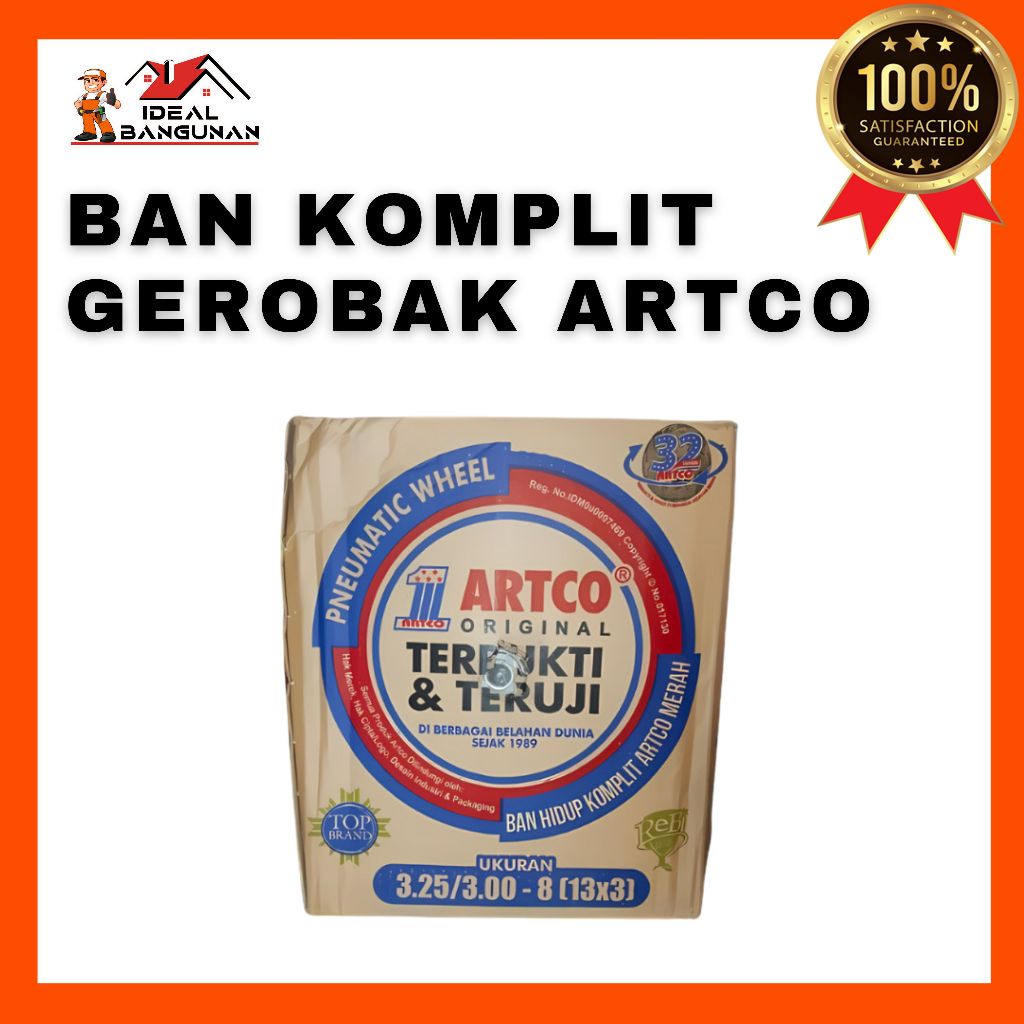 BAN KOMPLIT GEROBAK ARTCO | BAN ARTCO | BAN MURAH DAN BAGUS | BAN ARTCO DORONG