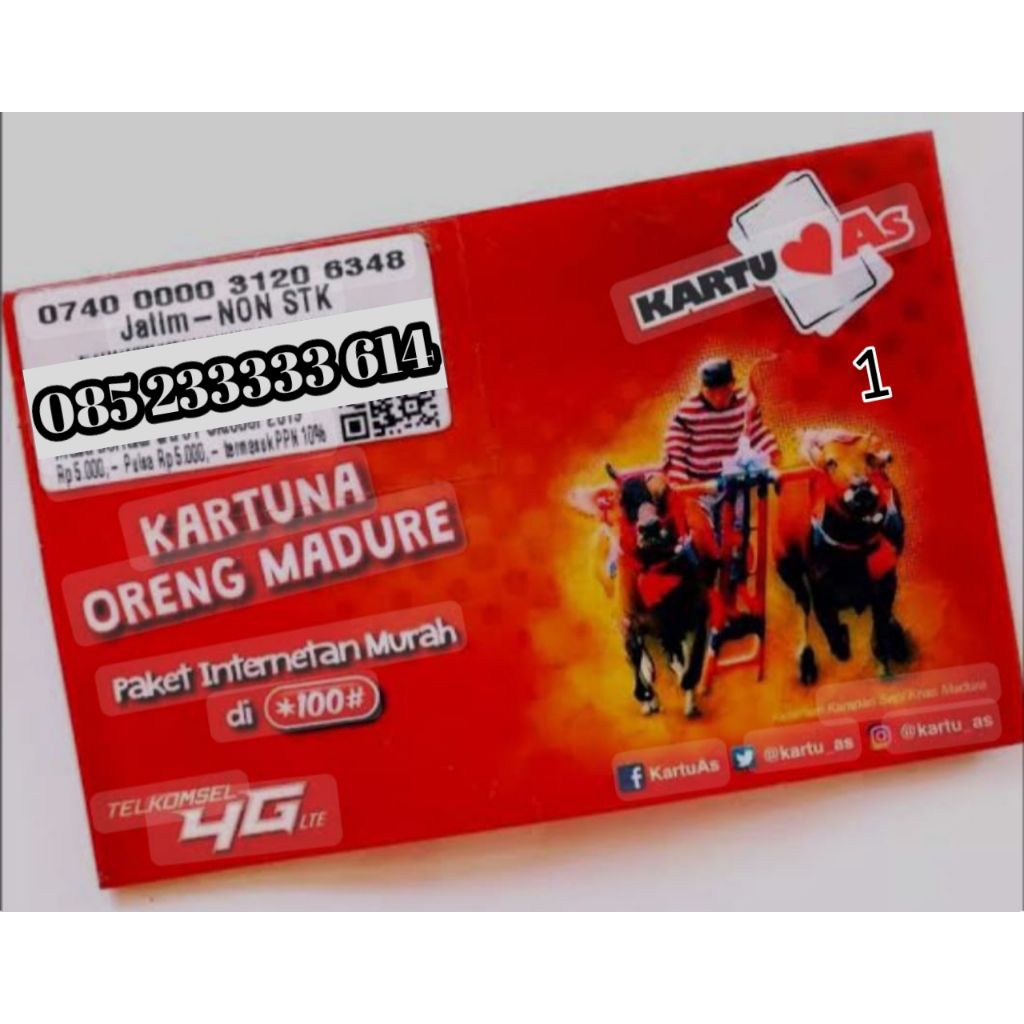 promo perdana As Madura Nomor Cantik Termiwah