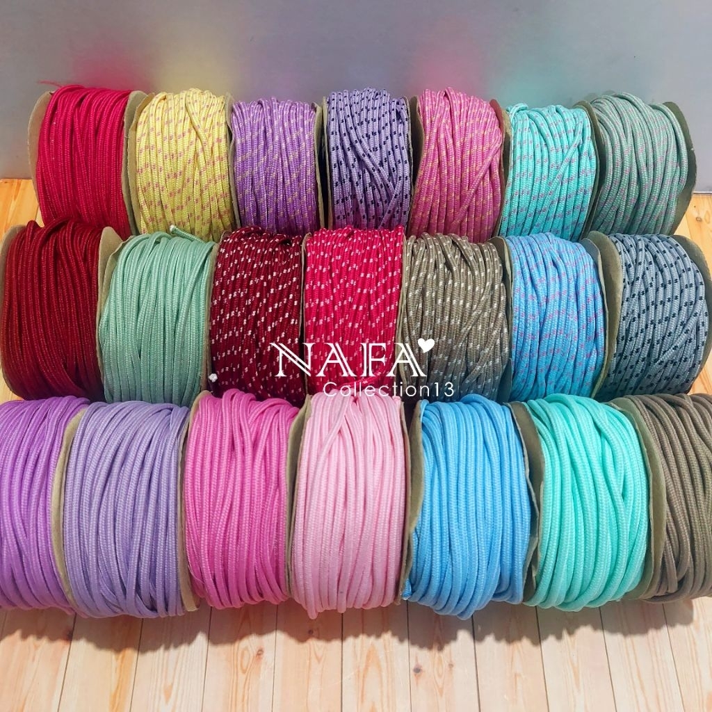 Tali Prusik Paracord Polos 2mm & 3mm