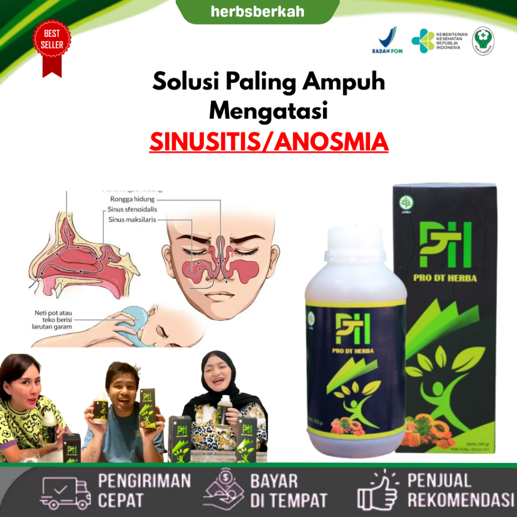 Obat Sinusitis Paling Ampuh, Sinusitis Menahun Kronis Herbal, Obat Polip Hidung Paling Manjur dan Am