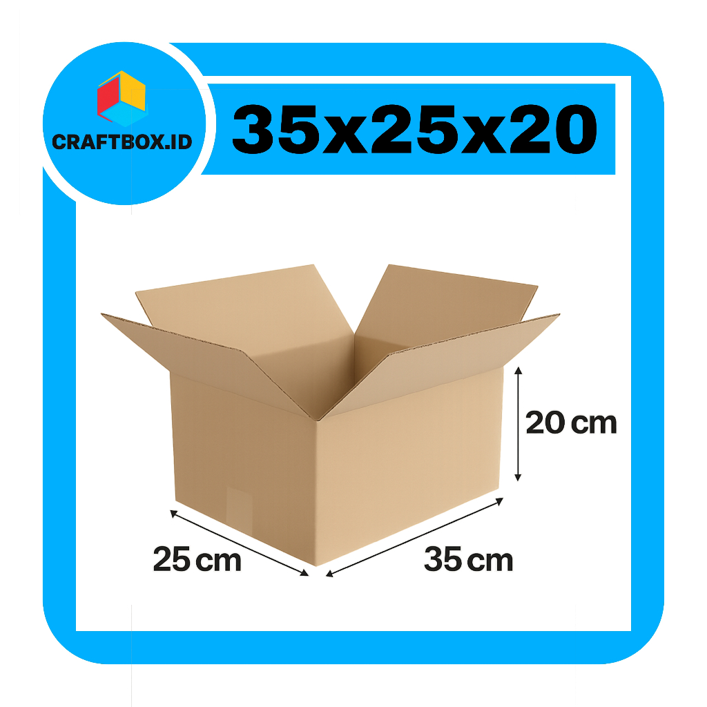 kardus packing UK 35x25x20 kardus polos kardus packing kecil kardus packing besar karton box packing