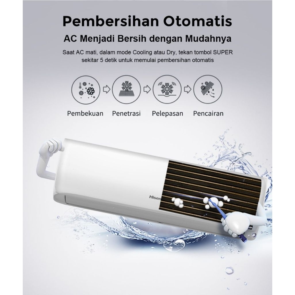 HISENSE AC SPLIT AN09CDG TERMURAH