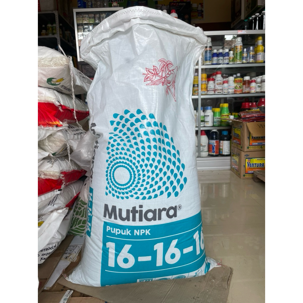 Pupuk NPK MUTIARA 161616 ECERAN 5KG 10KG 15KG 25KG