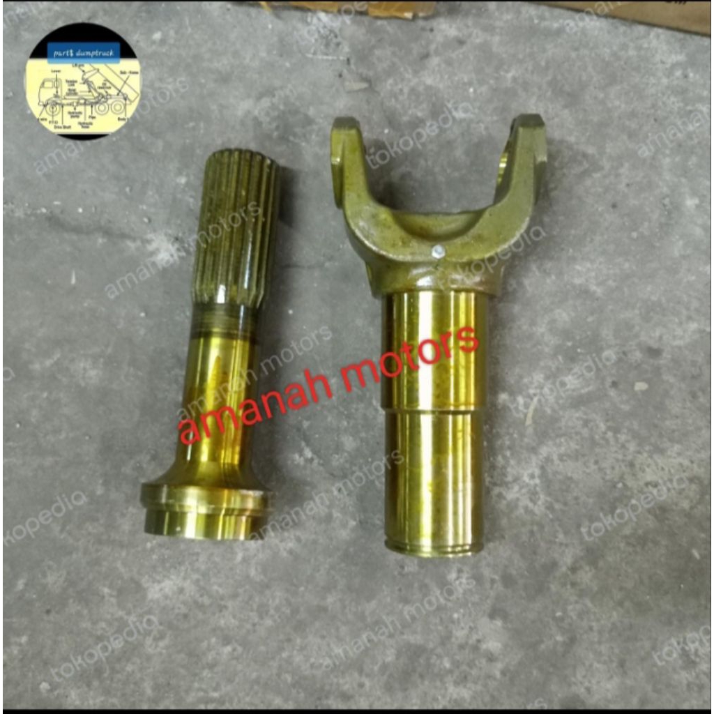 kopel sok gigi/spline Shaft kopel Hino Lohan 260ti baru