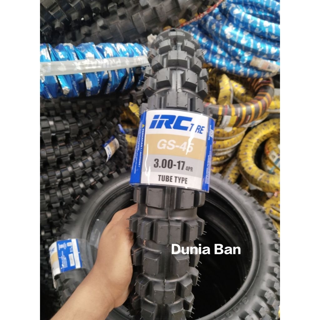 Ban Luar IRC Ukuran 300-17 GS45 Ban Trail Tahu Trail Bebek Ring17